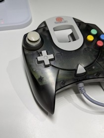 🔥 Rare Official OEM Sega Dreamcast Remote Controller Clear Black CLEAN!