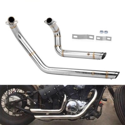 Chrome Exhaust Pipe System Baffles For Kawasaki Vulcan 800 VN800A VN800E VN800B