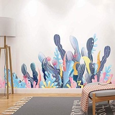 Amaonm Creative Cartoon Removable 3D Under The Sea World Nature Scenery Coral