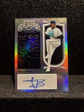 2024-25 Panini Crusade Abner Uribe Majestic Marks Auto Milwaukee Brewers