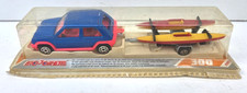 Majorette Renault Super 5 GT turbo avec canoé neuve boite d'origine jouet ancien