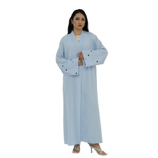 Islamic Women Long Robe Cardigan Kaftan Muslim Evening Dress Kimono Gown Abaya