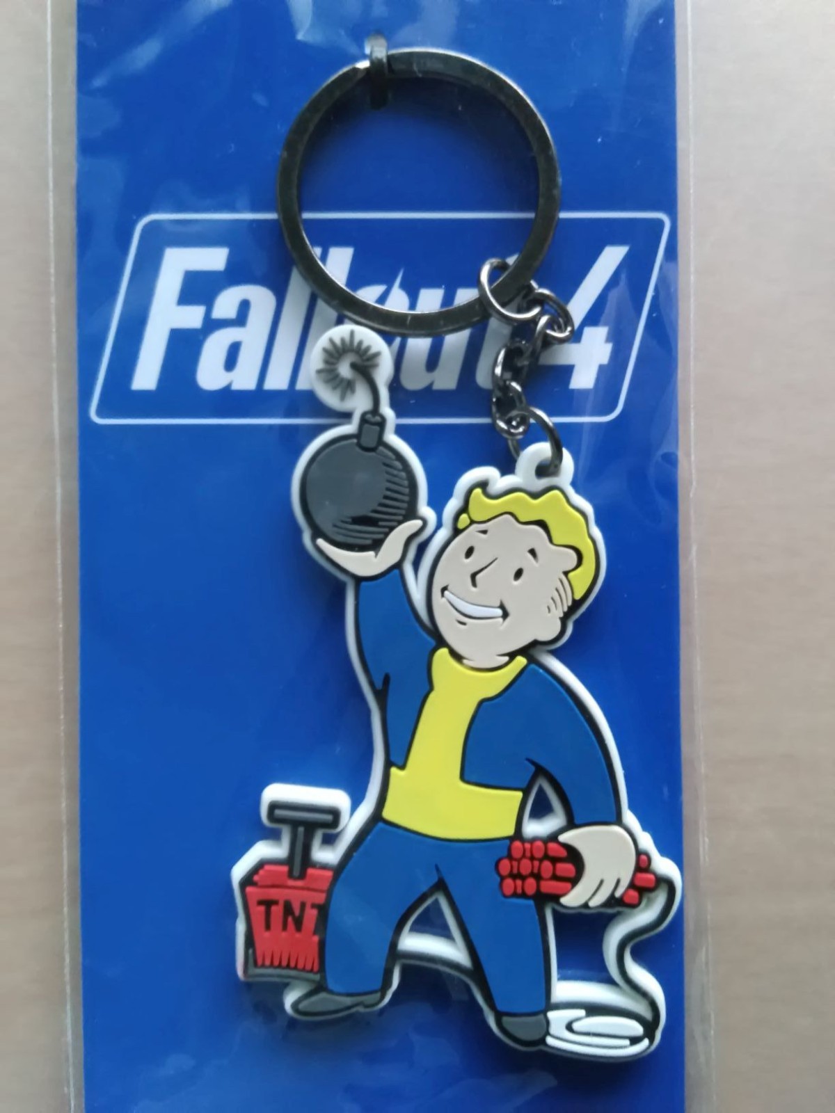 Fallout 4 Vault Boy Explosives Skill Key Ring 2015