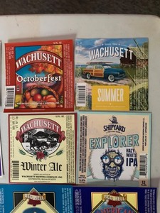 LARGE LOT OF MANY DIFFERENT  VINTAGE US CRAFT BEER BOTTLE LABELS NEW & UNUSED