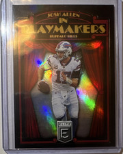2021 Panini Donruss Elite Playmakers Josh Allen Buffalo Bills #P7 Insert