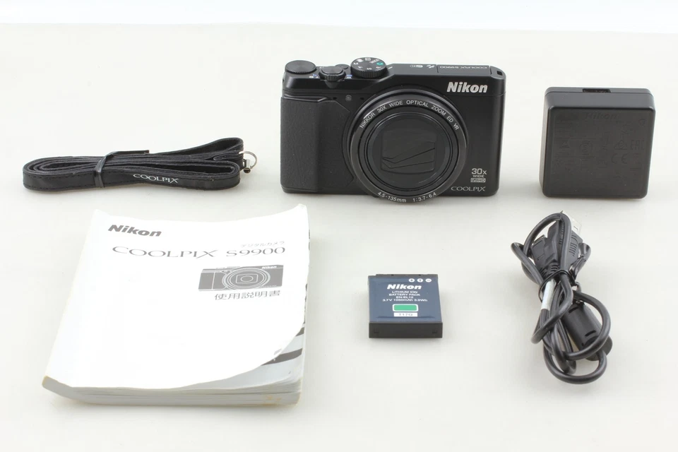 🎦VIDEO👀✨MINT✨ Nikon Coolpix S9900 Black 16.0MP Digital Camera From JAPAN - Image 3 of 4