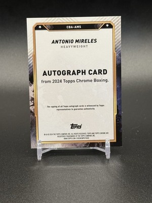 Antonio Mireles 2024 Topps Chrome Boxing #CBA-AMS Autograph | eBay