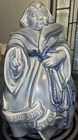 Vintage Red Wing USA Friar Tuck Blue Pottery Cookie Jar