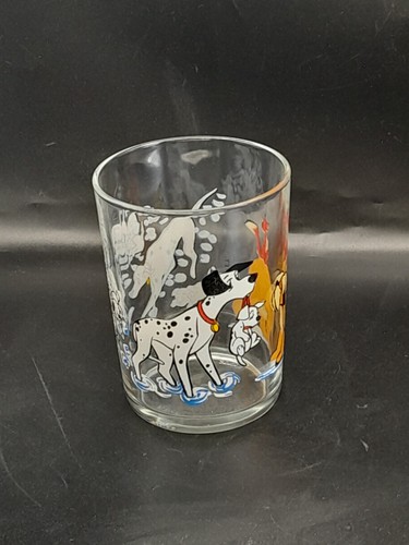 Disney 101 Dalmations Small Drinking / Shot Glass - 3 inches height - Good
