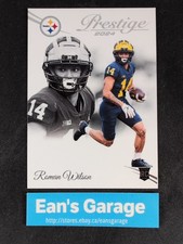 2024 Panini Prestige Football Roman Wilson #366 Pittsburgh Steelers Rookie Mint