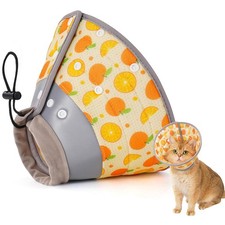 Cat Cone Collar Soft to Stop Licking, Adjustable Foldable Lightweight Kitten ...