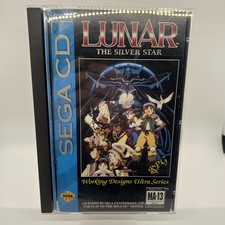 Lunar: The Silver Star (Sega CD 1993) CIB Manual, Reg Card, Foam, and Receipt!