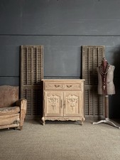 Antique  French Cupboard / Carved Oak Cupboard / Mini French Sideboard