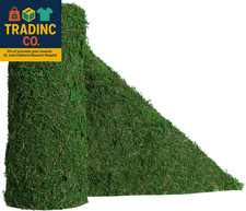 Moss Roll, Dried Moss for Crafts, Moss Table Runner for Fairy Gardens, Wedding W