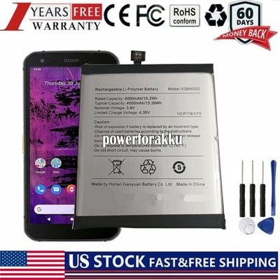 Replacement 3.8V Battery For Caterpillar Cat S62 XQ6602G 4000mAh/15.2Wh Phone US