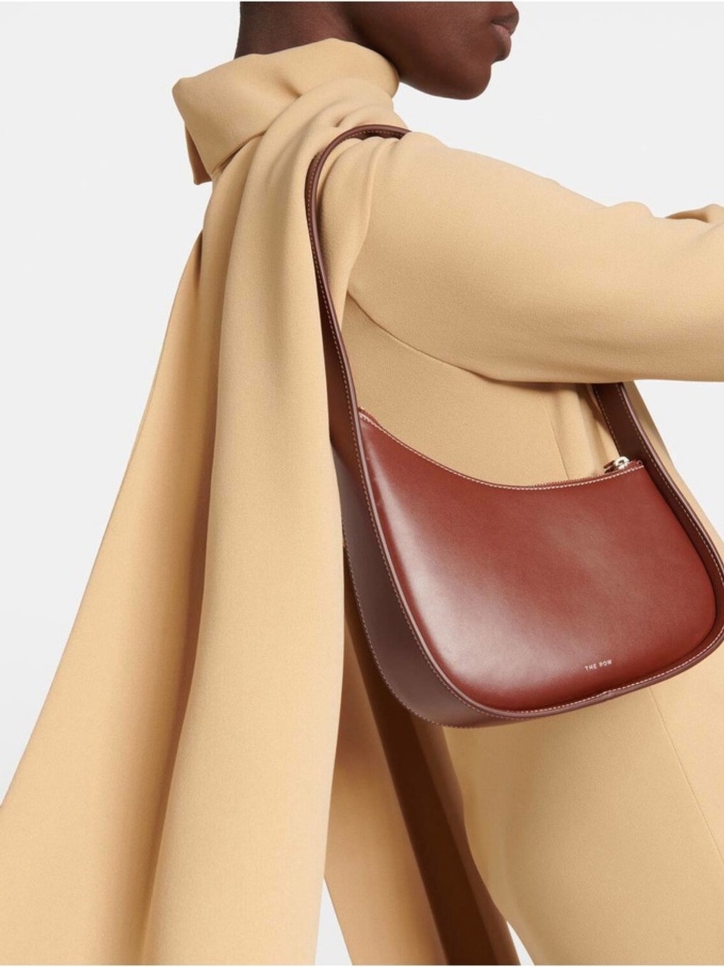 The Row Half Moon Leather Bag