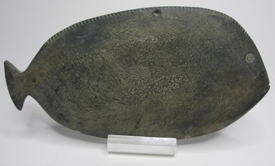 Louvre Museum - Sculpture - Palette in the shape of a fish (Egyptian)