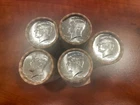 5 Rolls of 2025 D BU Kennedy Half Dollars - 100 Coins