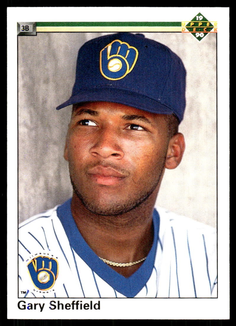 Gary Sheffield 1990 Upper Deck #157 Brewers FREE SHIPPING StackedPacks