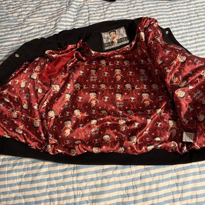 JH Design Jeff Hamilton Racing Jacket Betty Boop Size medium