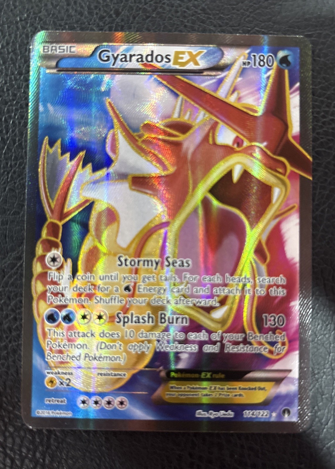 2016 Pokemon Gyarados EX (Full Art) - XY - BREAKpoint, 114/122