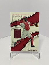 2023 Panini Immaculate Tim McCarver Patch /20 No.160