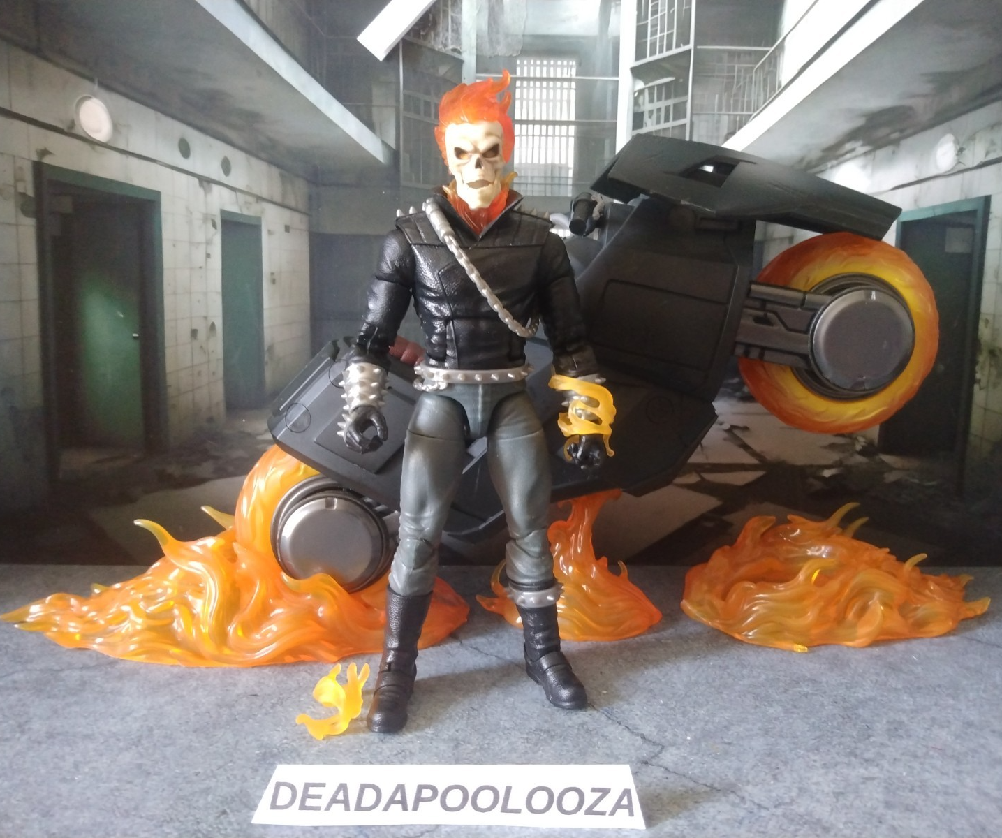 HASBRO MARVEL LEGENDS GHOST RIDER WITH MOTORCYCLE | eBay