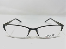 L’Amy Paris France NADINE C01 50-16-135 Black/Olive Metal Eyeglasses Frame RQ28