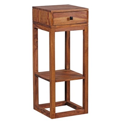Beistelltisch PATAN Holz Massiv Telefontisch Konsole Anrichte Regal Schublade