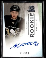 2009-10 Upper Deck The Cup Mark Letestu Rookie Auto 078/199 Pittsburgh Penguins