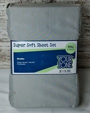 Your Zone Kids Soft Microfiber Sheet Set, Dino Gamer, Full, 4 Pieces, Easy Care