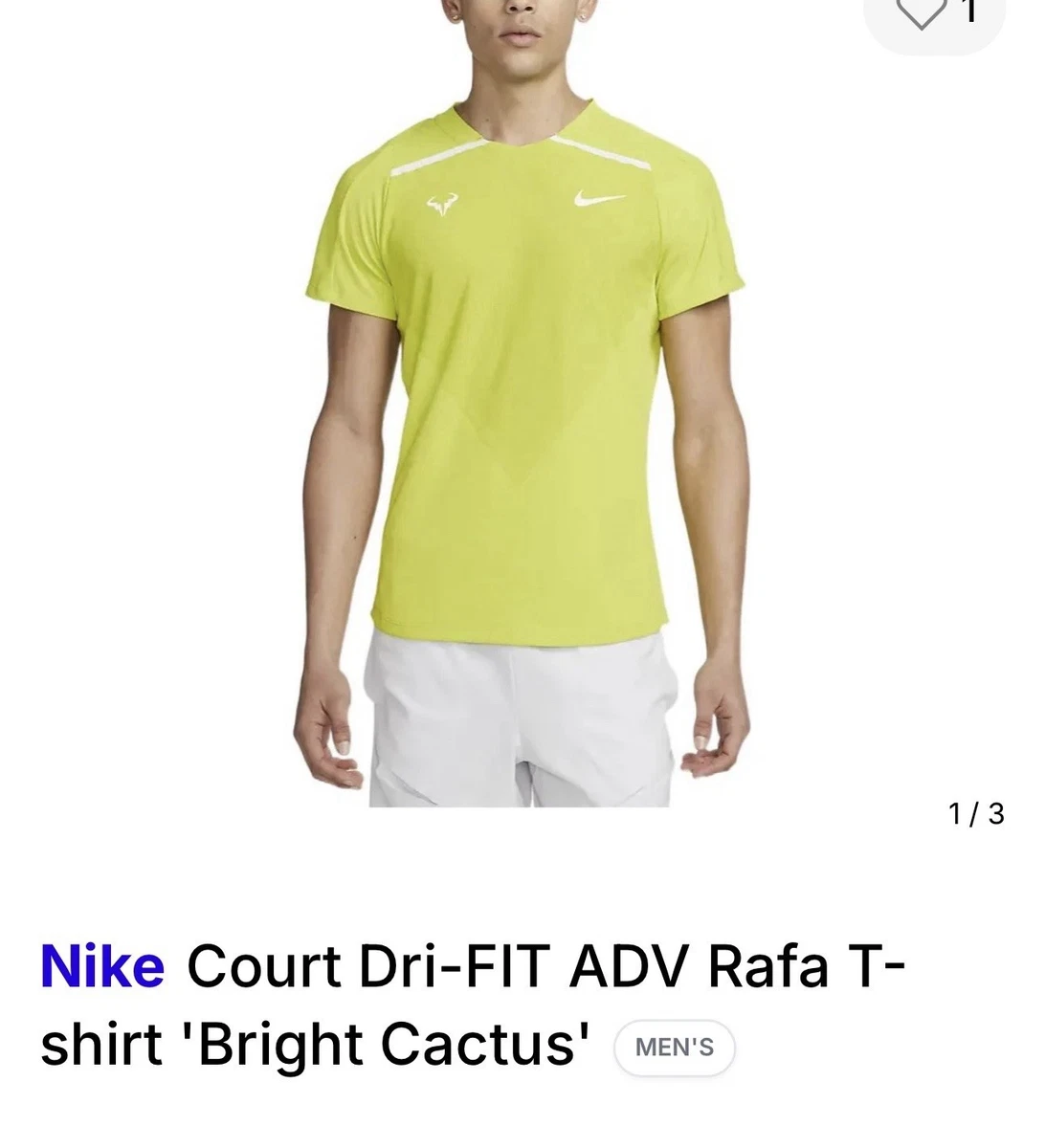 ナダル　NIKE　テニスウェア 25+ Nike Rafael Nadal Tennis Men's Activewear for sale | Updated