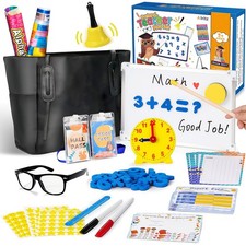 Alritz Pretend Play Teacher Set Classroom Learning Education Includes Reusabl...
