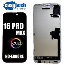 iPhone 16 Pro MAX SOFT OLED 120Hz NO ERRORE Pari ORIGINALE Display Touch Schermo
