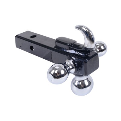 Ball Mount With Hook, Tri-Ball, 1-7/8 x 2 x 2-5/16-In. - 3801S093