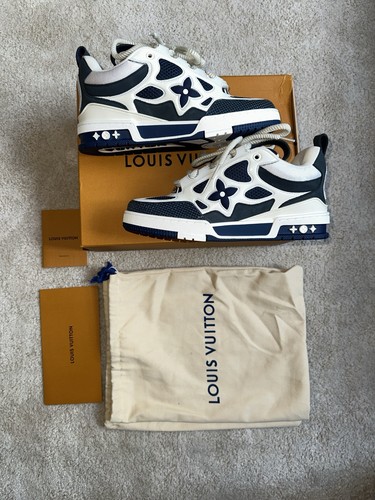 Louis Vuitton LV Skate Trainer Navy Blue - Picture 2 of 5