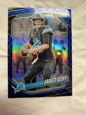 JARED GOFF 2025 Prizm Blue & Black Checkerboard Prizm🟦⬛️ SSP Color Match Lions