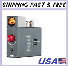 Douk Audio T4 Plus Vacuum Tube Phono Preamplifier, MM/MC Turntable Audio Preamp
