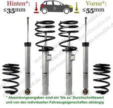 H&R 31019-1 Cup-Kit Sportfahrwerk 55mm & 35mm Tieferlegung