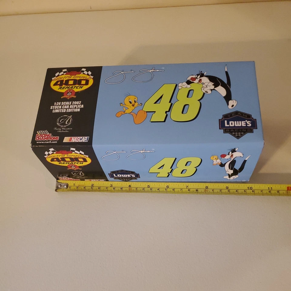 Jimmie Johnson #48 Lowe's Looney Tunes Rematch Tweety Bird 2002 Chevrolet MC - Image 3 of 4
