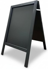 WOODEN A BOARD-CHALKBOARD-SANDWICH-PAVEMENT-MENU BOARD 100cm x60cm - WEIGHT 10KG