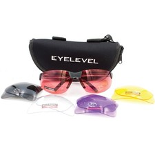 Eyelevel Marksman Shooting Glasses Set Clay Pigeon Shotgun - 5 Lenses