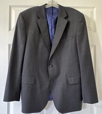 Ted Baker Blazer Mens 46R Graphite Gray 100 Wool Jay CT Jacket Sport Coat