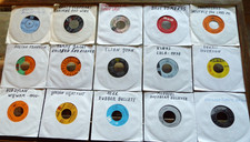 51x tolle Vinyl Single Sammlung ca. 70er Jahre 7" Zoll Stones CCR Sabbath Kings