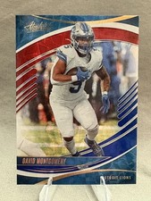 2025 Absolute Football David Montgomery Red, White &  Blue Parallel #16