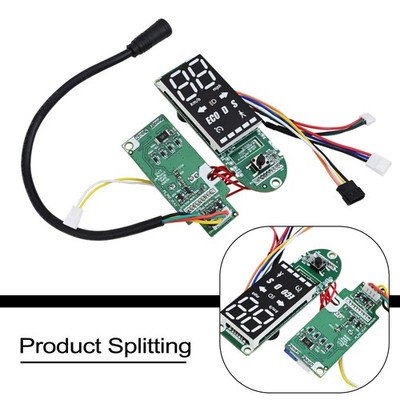 Scooter Dashboard Compatible With For Ninebot F2 Models Aluminum Design
