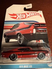 HOT WHEELS AMERICAN STEEL MUSCLE SERIES 2023 Rosso 1970 Buick GSX 8/8 pressofuso