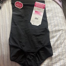 MAIDENFORM Flexees High Waist Thigh Slimmer 2XL Black NWT Ultra Firm NWT