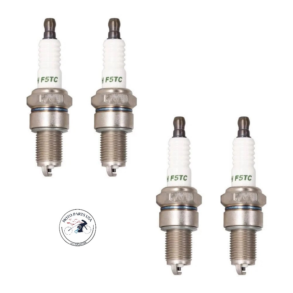4x F5TC Spark Plug Replace For NGK 3785 BP7ES For CHAMPION N7YCC N279YC
