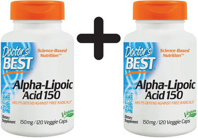 2 x Doctors Best Best Alpha Lipoic Acid, 150mg - 120 caps (169,95 EUR/kg)